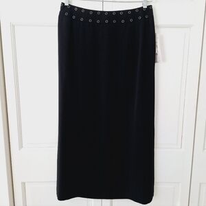 Norton McNaughton long black skirt - NWT
